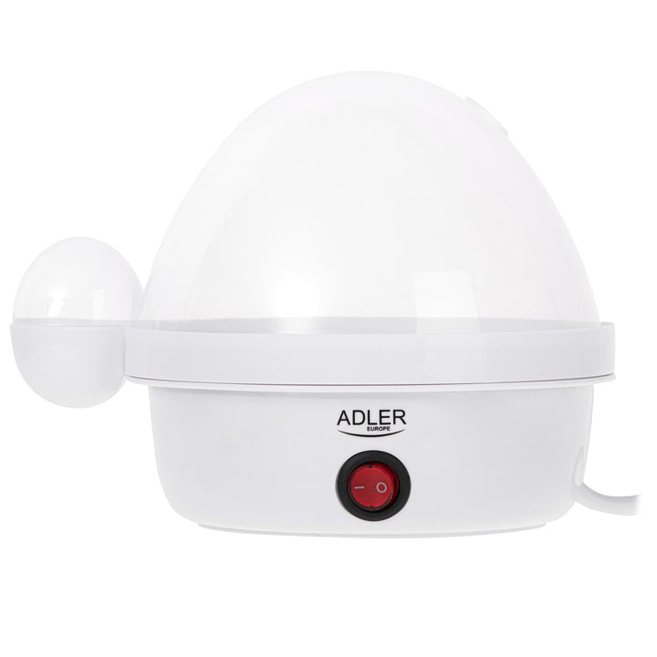 Cuiseur d'œufs automatique Adler, pour 7 œufs, puissance 450W, blanc, AD 4459