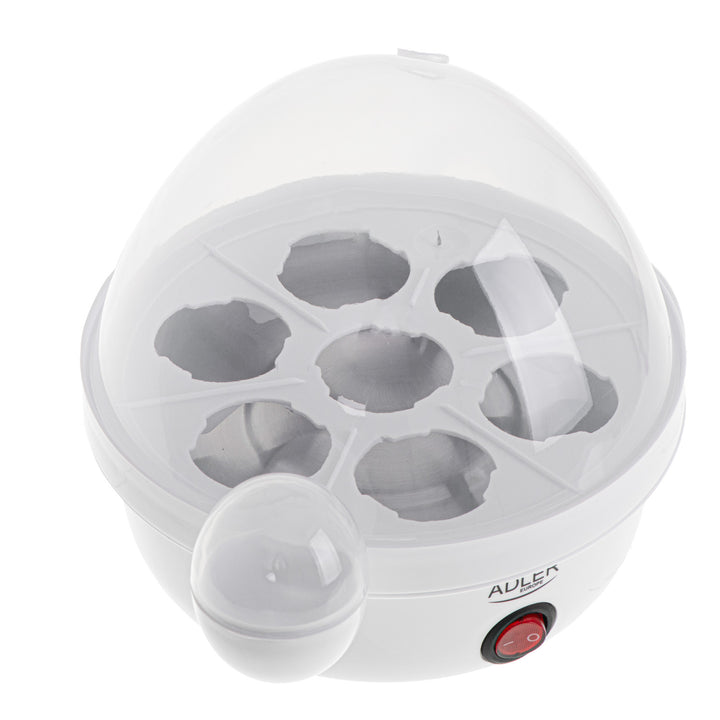 Cuiseur d'œufs automatique Adler, pour 7 œufs, puissance 450W, blanc, AD 4459