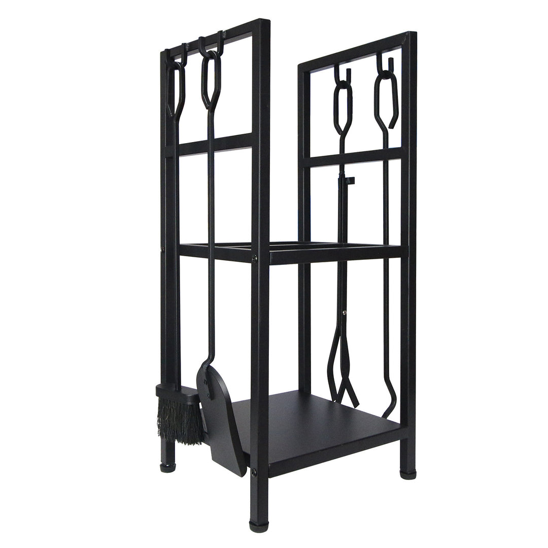 Porte-bouteilles Adler en métal, avec outils, en métal, noir, AD 6815