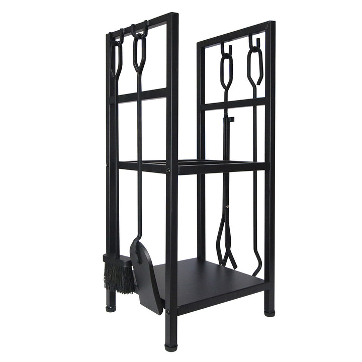 Porte-bouteilles Adler en métal, avec outils, en métal, noir, AD 6815