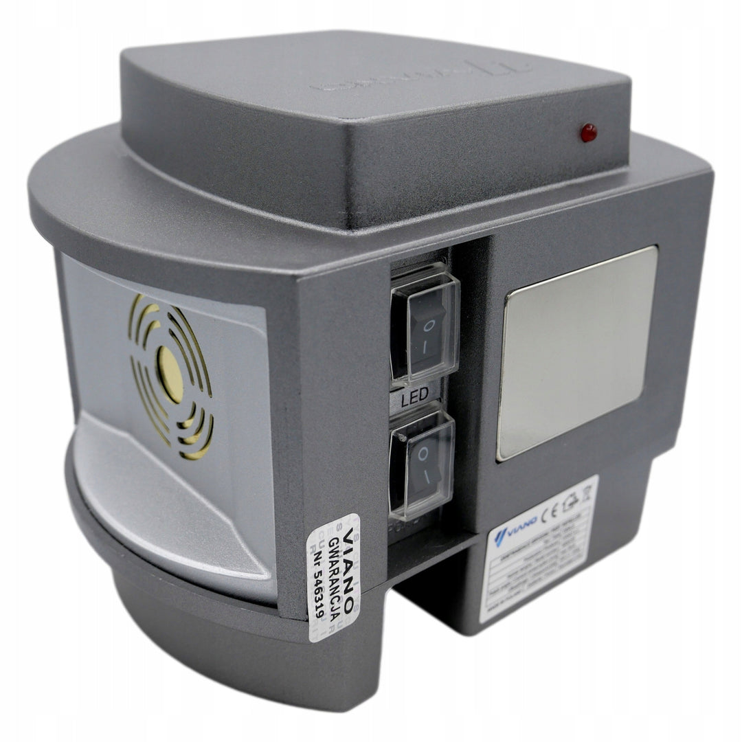 Dissuasion sans fil contre les rongeurs martres souris Viano, IP44, batterie rechargeable Li-ion 4Ah, mode LED, Trio