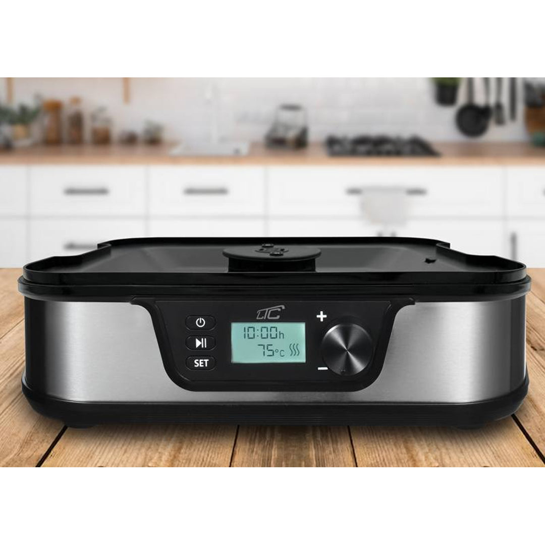 Séchoir pour champignons, légumes, fruits, viandes LTC, puissance réglable, base antidérapante, 5 plateaux, lavable au lave-vaisselle, métal, avec écran, LXSR002