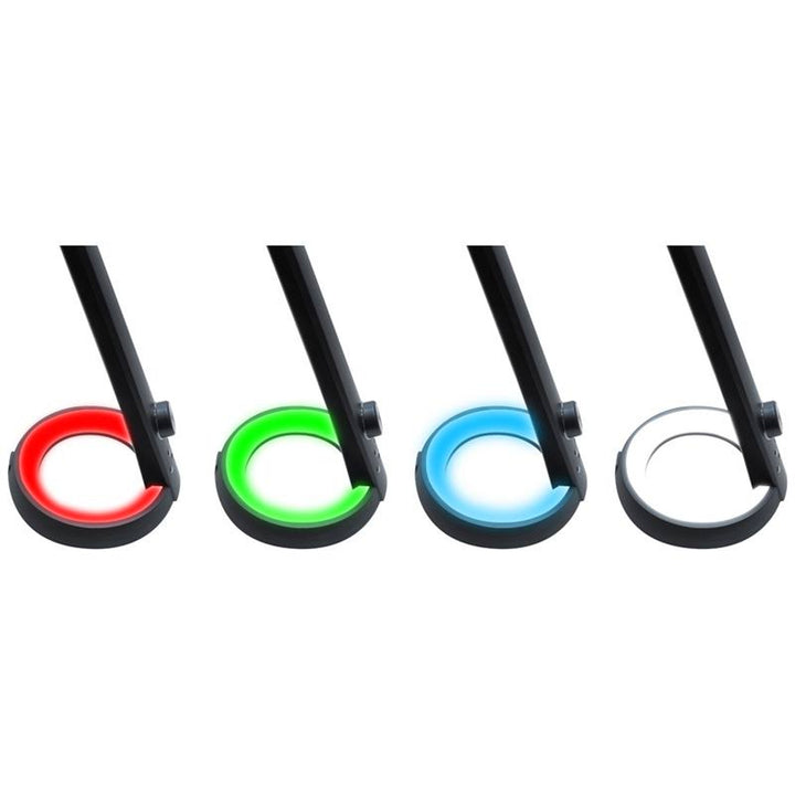 Lampe de bureau Svensson, 450 lumens, puissance 8W, trois températures de lumière, fonction de chargement d'appareil mobile, base RGB, LXBL1063