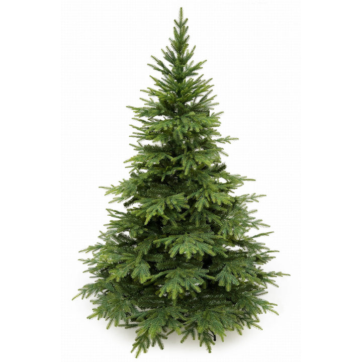 Sapin de Noël artificiel, épicéa naturel du Caucase, PVC + PE, hauteur 220 cm