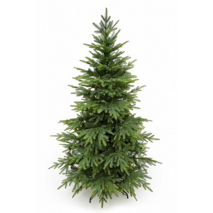 Sapin de Noël artificiel, épicéa naturel du Caucase, PVC + PE, hauteur 190 cm