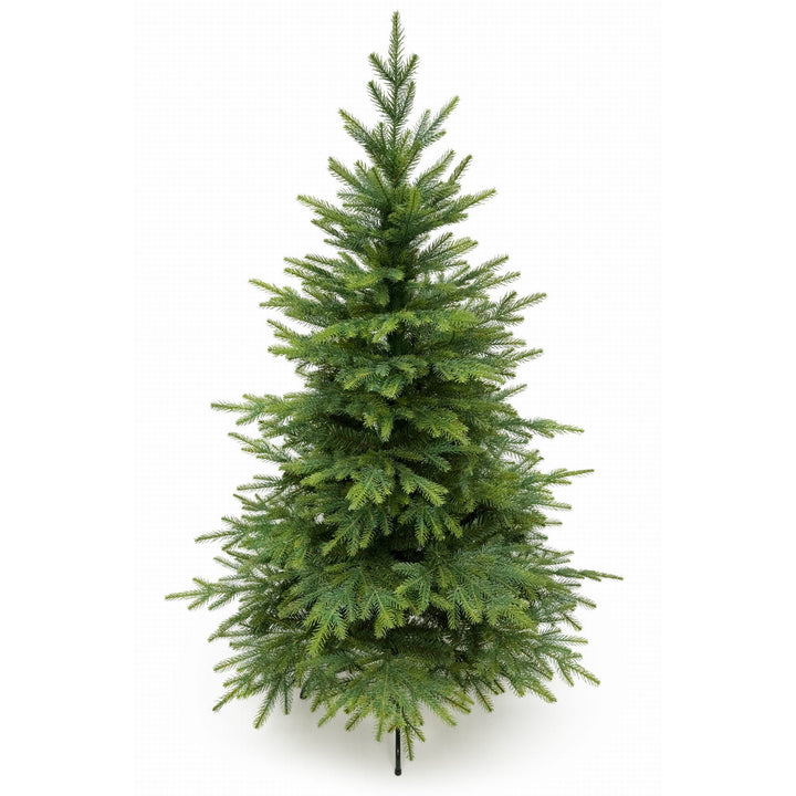 Sapin de Noël artificiel, épicéa naturel du Caucase, PVC + PE, hauteur 160 cm