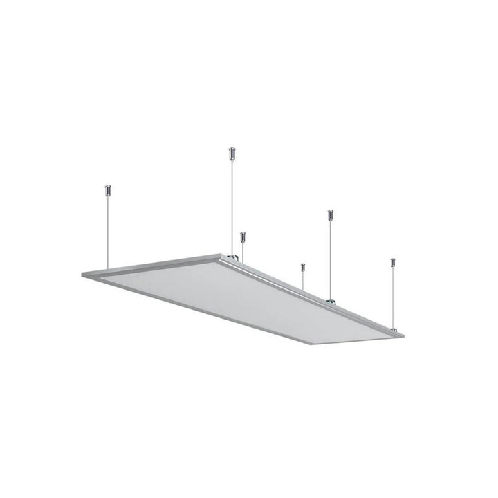 Kit de montage au plafond pour les tubes radiants Cronos, longueur de câble 1m, en acier inoxydable