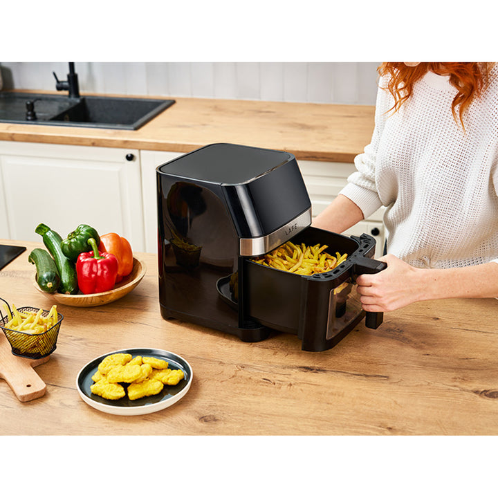 Friteuse sans graisse Lafe, 1500W, 7 programmes, écran LCD, MasterFry
