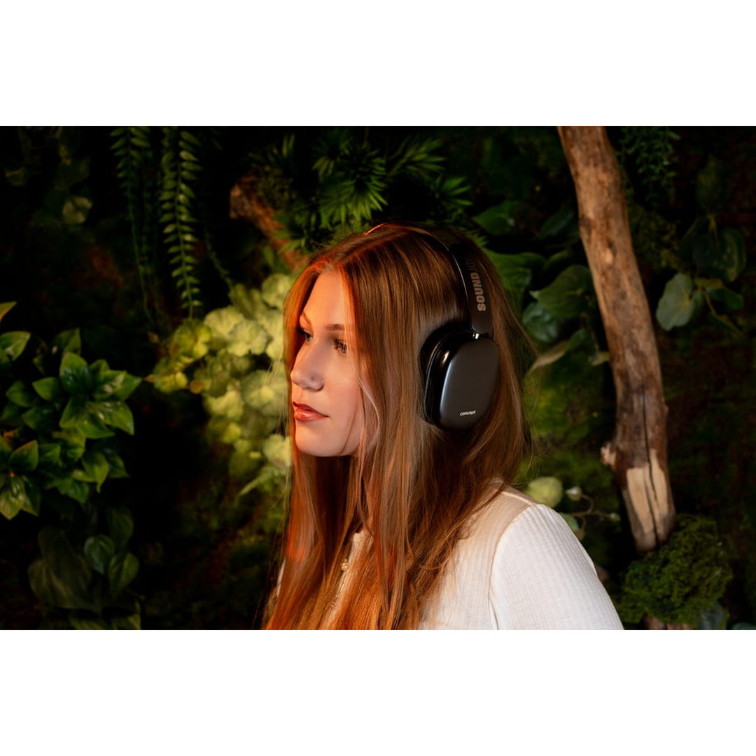 Casque intra-auriculaire sans fil Concept SoundJoy, jusqu'à 70 heures d'autonomie, Bluetooth 5.4, chargement rapide, annulation active du bruit jusqu'à 33 dB, noir, HS4060