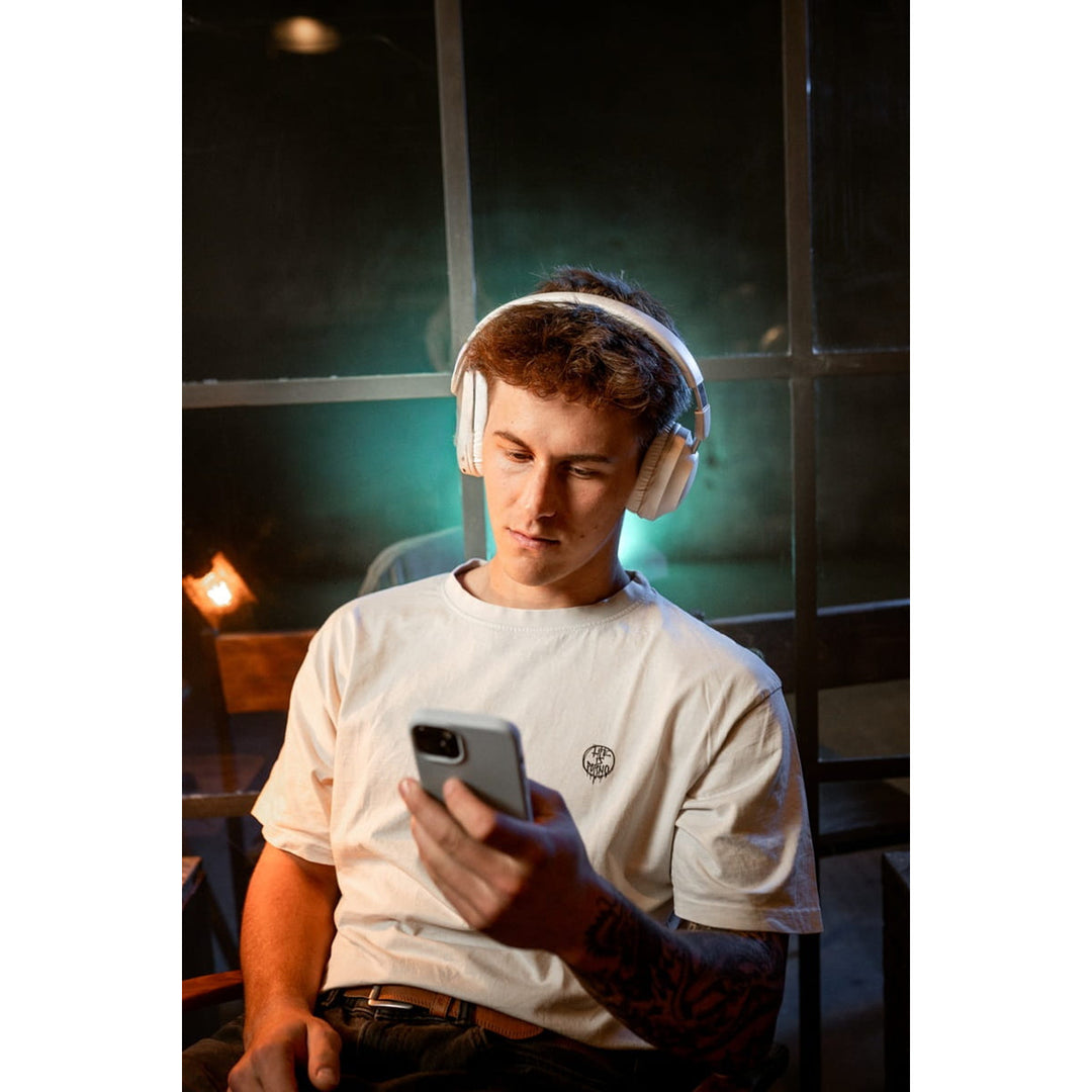 Casque intra-auriculaire sans fil Concept SoundJoy, jusqu'à 45 heures d'autonomie, Bluetooth 6.0, chargement rapide, annulation active du bruit jusqu'à 18 dB, blanc, HS4081