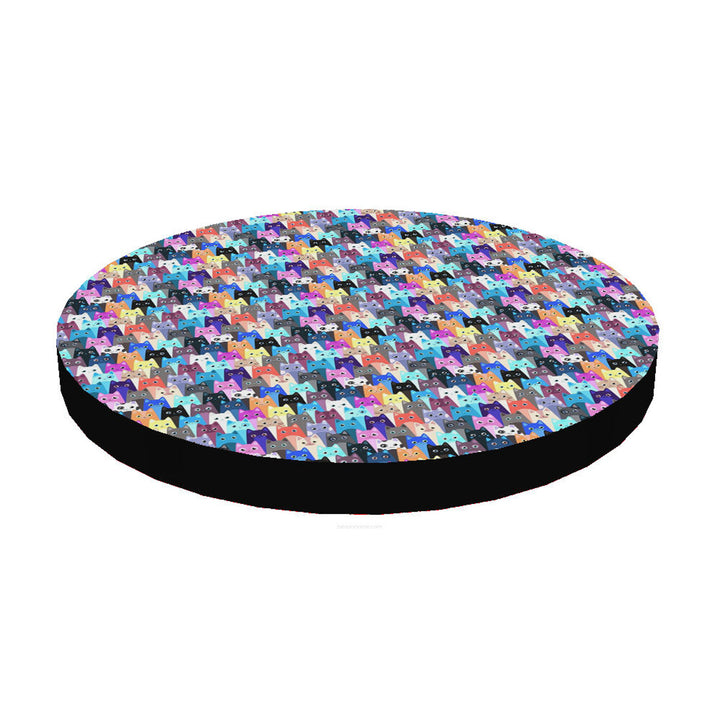 Lit / matelas pour chat Bertoni, en mousse élastique, diamètre 55 cm, Meow, Ring design