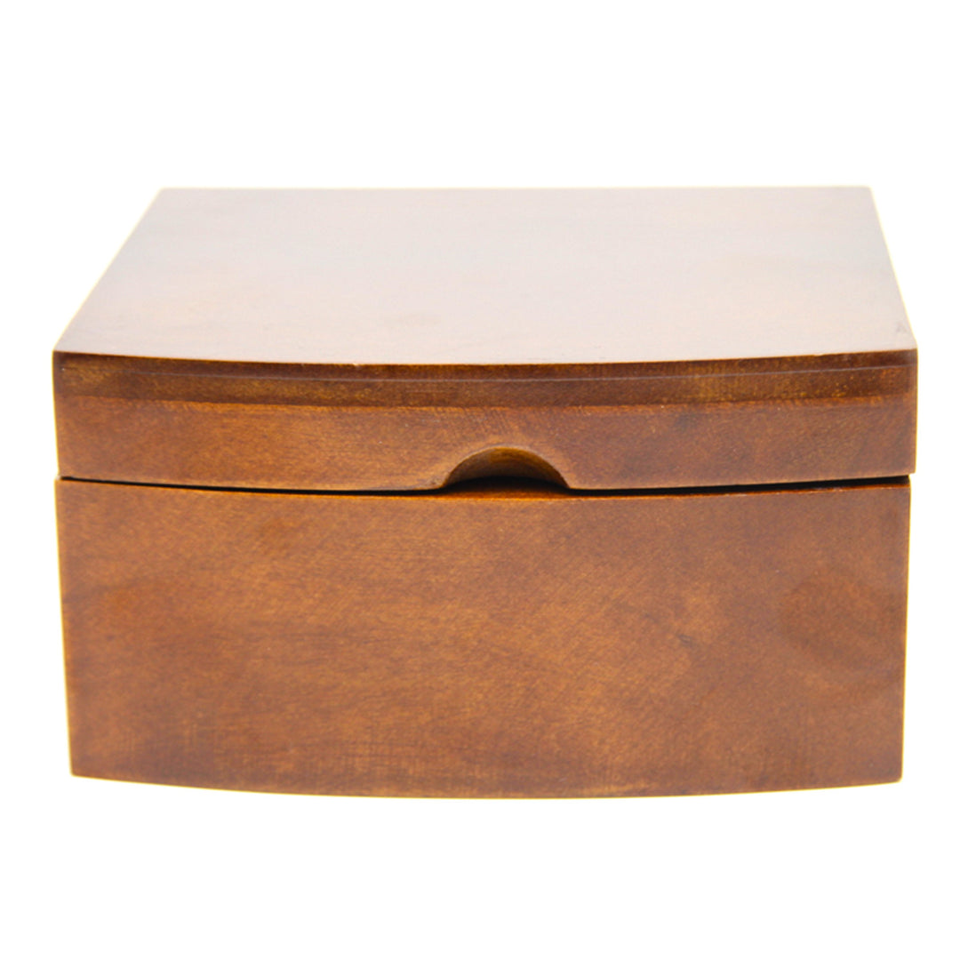 Boîte à bijoux, en bois, marron, organisateur, compartiments, Reine Isabel