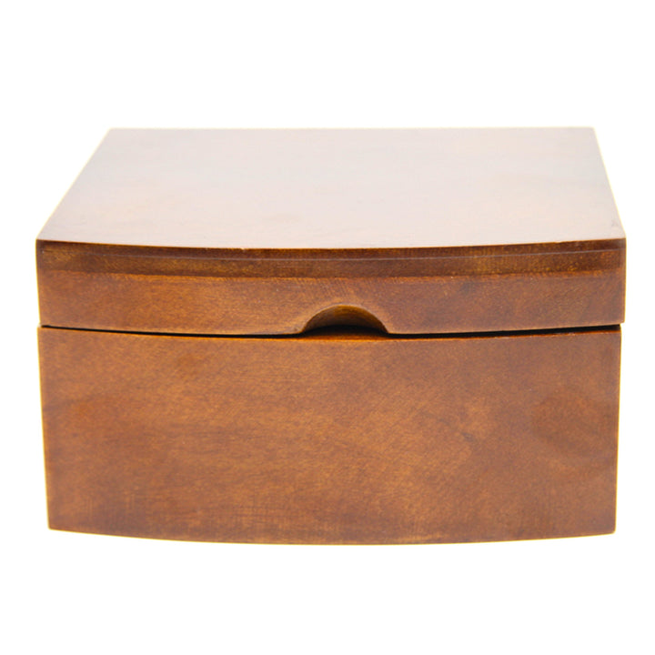 Boîte à bijoux, en bois, marron, organisateur, compartiments, Reine Isabel