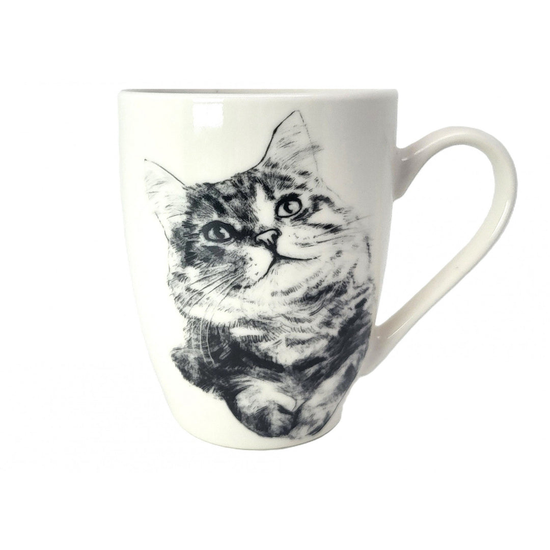 Tasse en porcelaine Reine Isabel, chat sibérien, 350ml, Q1-05201