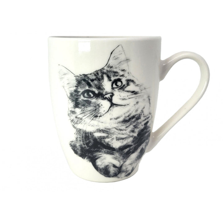 Tasse en porcelaine Reine Isabel, chat sibérien, 350ml, Q1-05201
