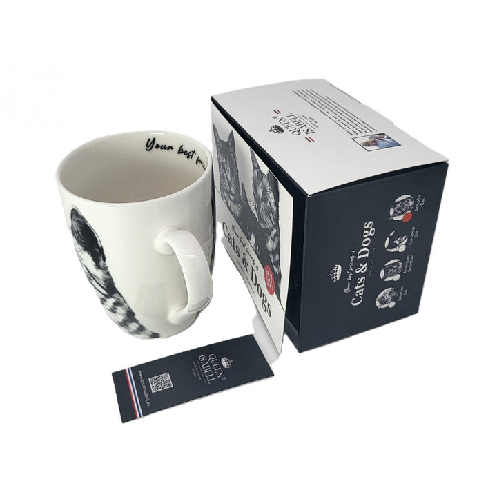 Tasse en porcelaine Reine Isabel, chat Sokake, 350ml, Q1-05218