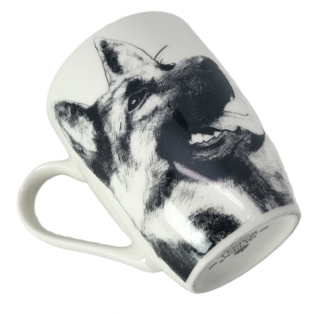 Tasse en porcelaine Reine Isabel, Berger allemand, 350ml, Q1-05232