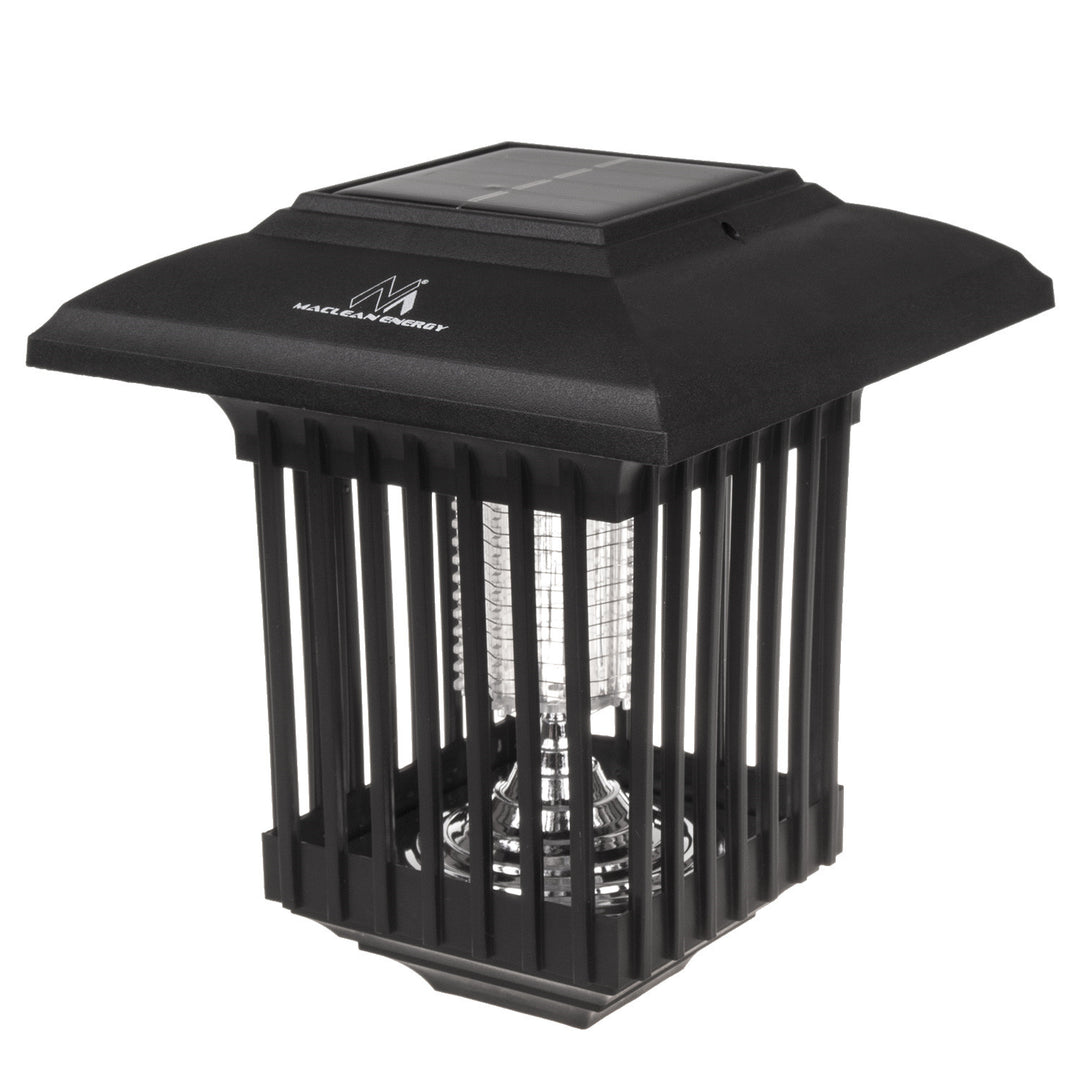 Maclean Solar LED Insecticide Light, IP44, LED/UV, 2*AA Ni-MH 200 mAh batterie rechargeable, solaire 2V DC MCE448, 4 pièces