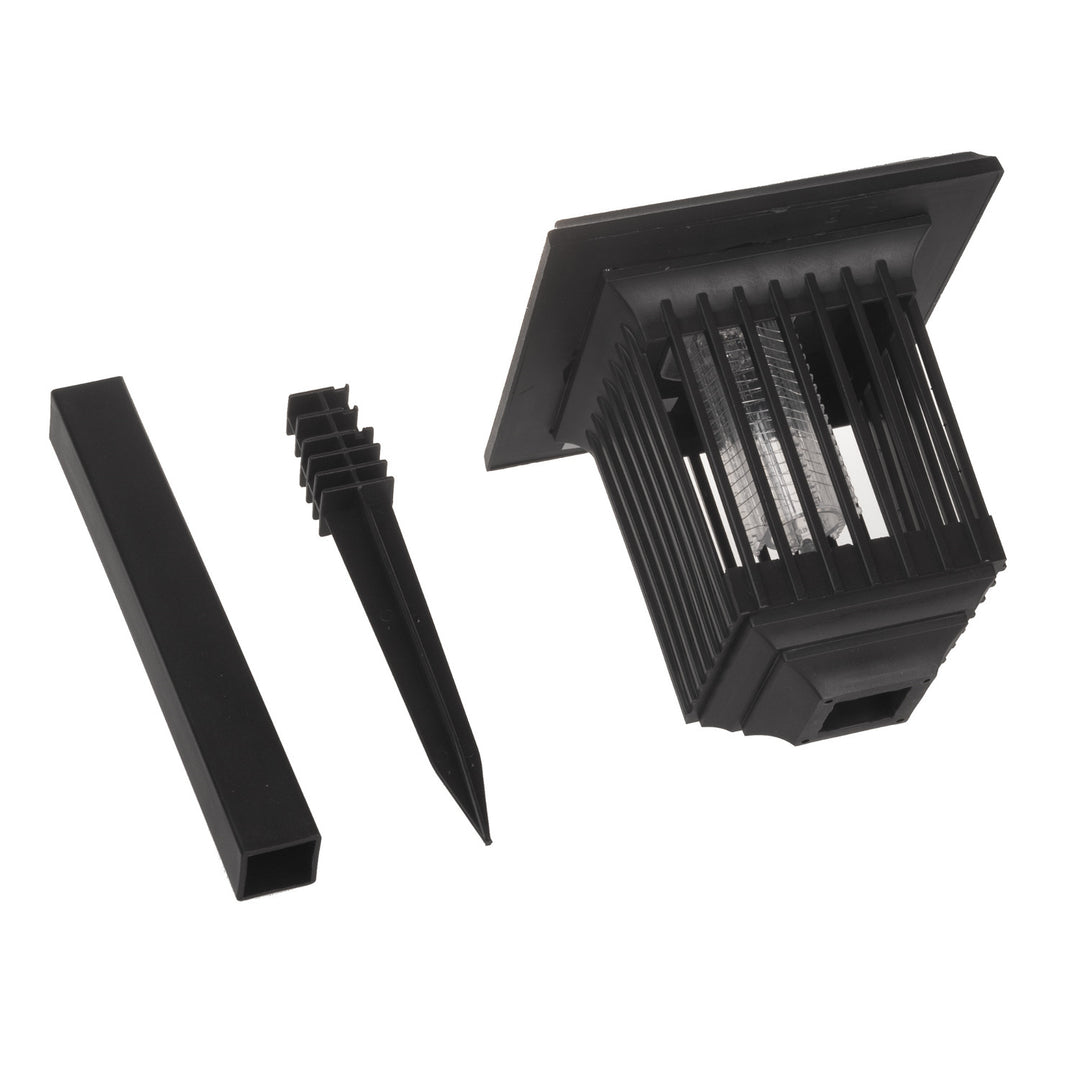 Maclean Solar LED Insecticide Light, IP44, LED/UV, 2*AA Ni-MH 200 mAh batterie rechargeable, solaire 2V DC MCE448, 4 pièces