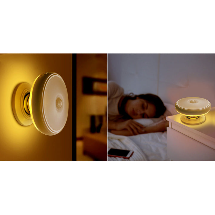 Lampe LED avec détecteur de mouvement Maclean, aimant, rétro-éclairage, modes d'éclairage : continu, capteur PIR, 3xAA, MCE223 + 3 x Varta Industrial batteries
