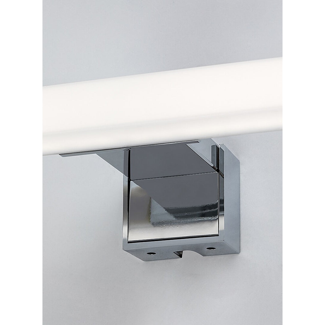 Lampe de salle de bains Rabalux, puissance 9 W, blanc naturel 4000 K, IP44, chrome, Oliro