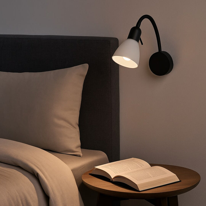 Applique Rabalux, spot, culot E14, IP20, noir, Soma