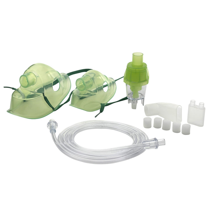 Kit d'accessoires d'inhalation Omnibus, couleur verte, U-universel, nébuliseur puissant, 5 filtres à air, OMNISET-G-SPEED