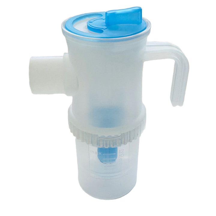 Kit d'accessoires d'inhalation/nébulisation Omnibus, grand nébuliseur de 12 ml, couleur bleue, 5 filtres de rechange, régulateur de vitesse