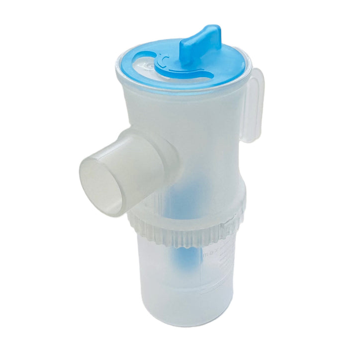 Kit d'accessoires d'inhalation/nébulisation Omnibus, grand nébuliseur de 12 ml, couleur bleue, 5 filtres de rechange, régulateur de vitesse