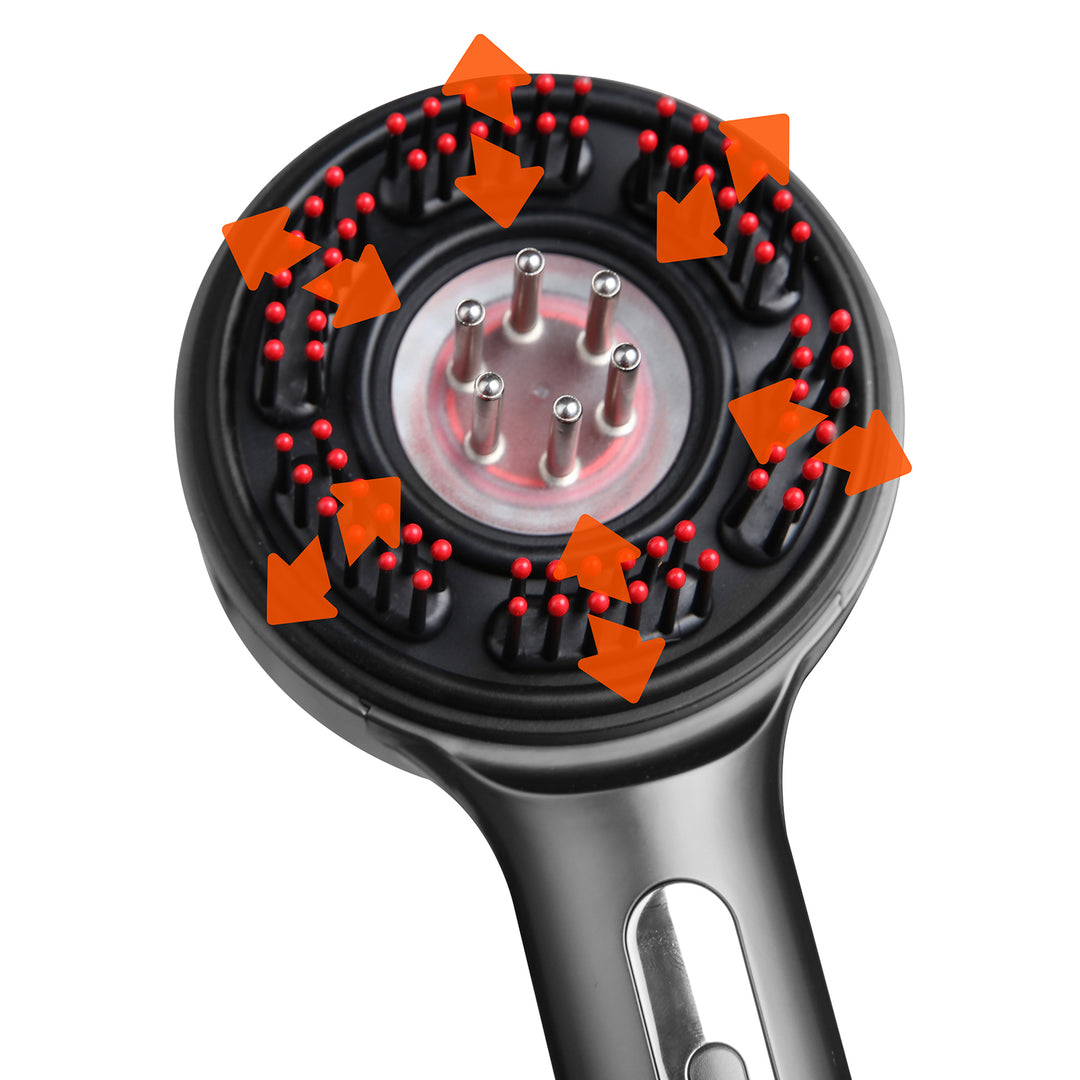 MASSAGER REGENERANT Brosse à cheveux Brosse de massage pour les cheveux et le cuir chevelu MT6537