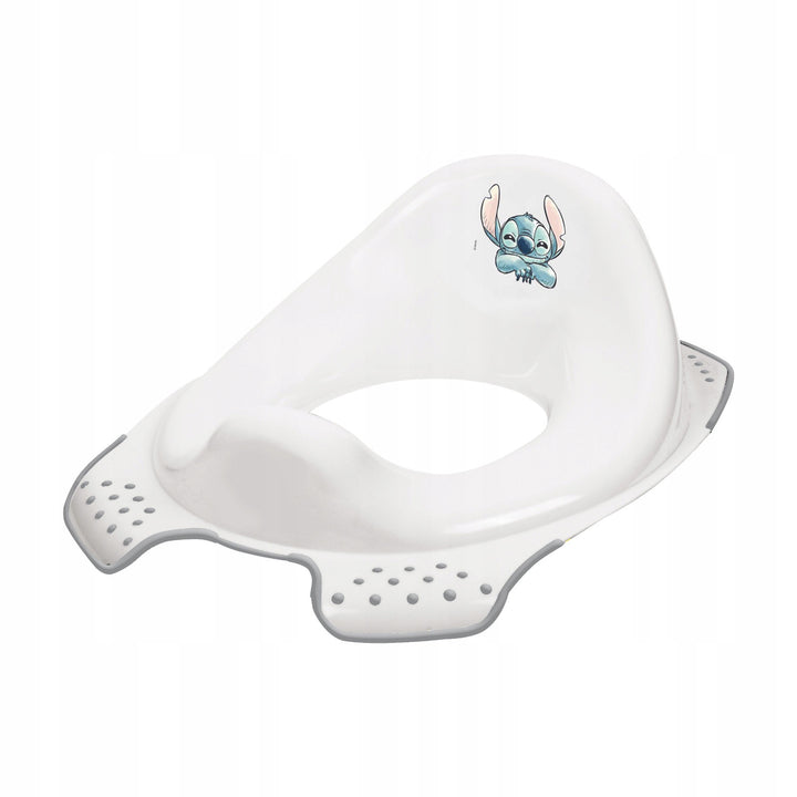 Housse de toilette Keeeper, antidérapante, Stitch, blanche, 1081910031900