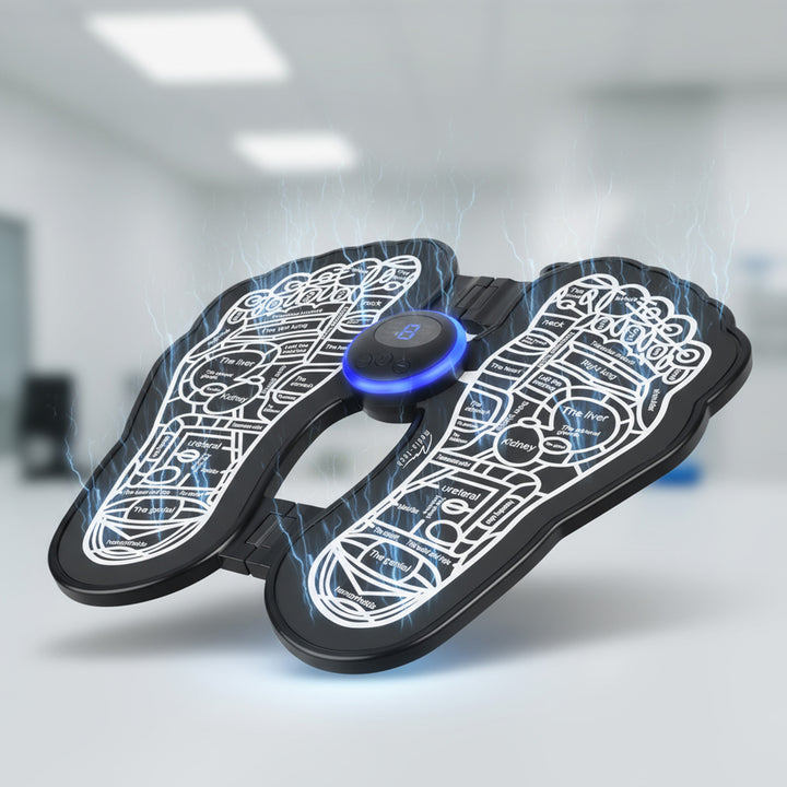 Appareil de massage des pieds Media-Tech, massage par électrostimulation EMS, 8 modes, 19 niveaux d'intensité, MT6527