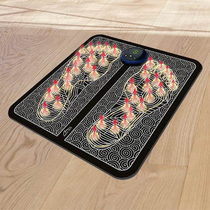 Appareil de massage des pieds Media-Tech, massage par électrostimulation EMS, 8 modes, 19 niveaux d'intensité, MT6527