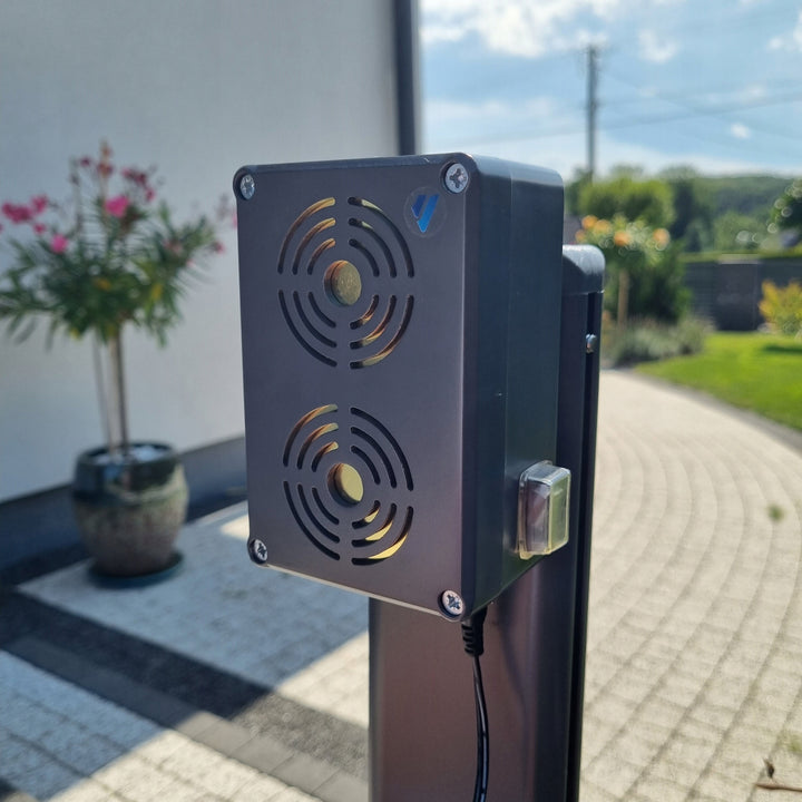 Répulsif rongeurs, martres, rats, souris Répulsif Viano, générateur d'ultrasons à économie d'énergie, IP65, Waterpro