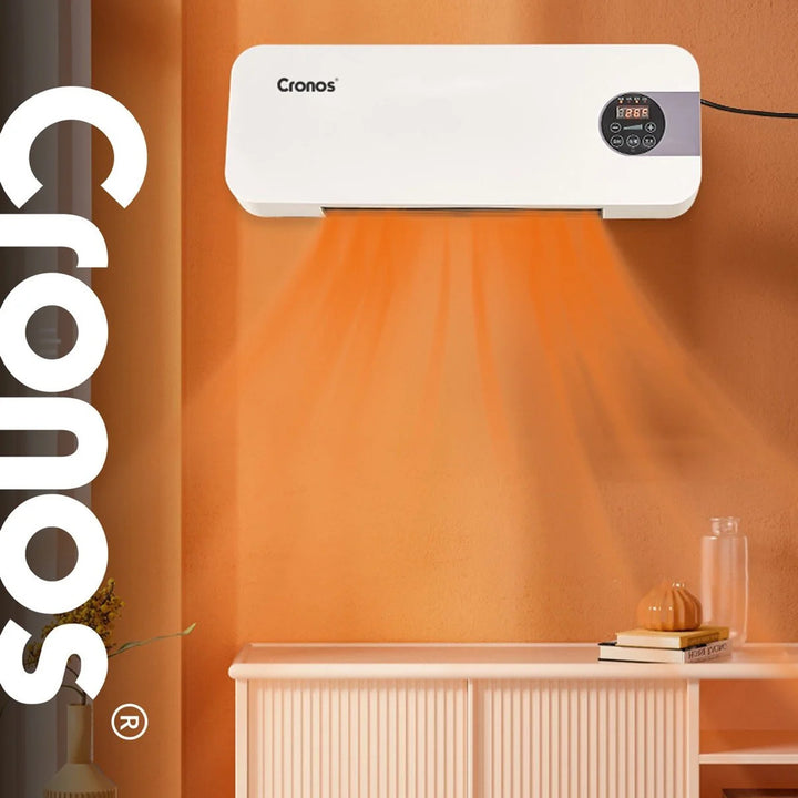 Rideau d'air à ventilateur Cronos, 1500W, faible consommation d'énergie, grand angle de soufflage, télécommande, HFH-201