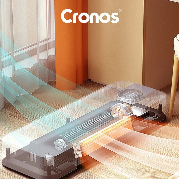 Rideau d'air à ventilateur Cronos, 1500W, faible consommation d'énergie, grand angle de soufflage, télécommande, HFH-201