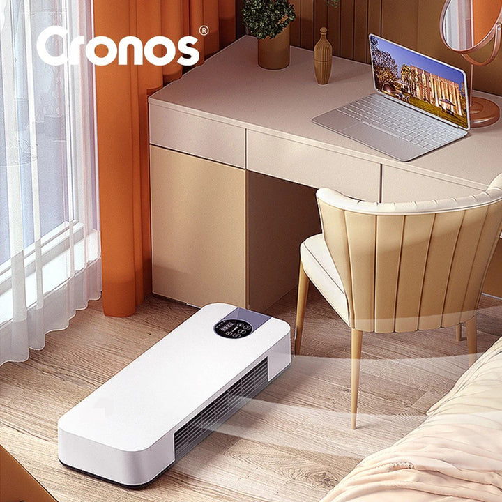 Rideau d'air à ventilateur Cronos, 1500W, faible consommation d'énergie, grand angle de soufflage, télécommande, HFH-201