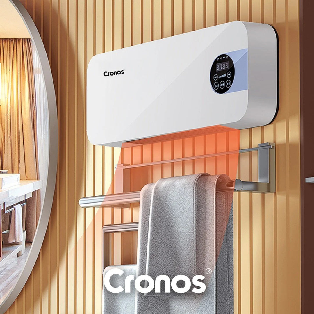 Rideau d'air à ventilateur Cronos, 1500W, faible consommation d'énergie, grand angle de soufflage, télécommande, HFH-201