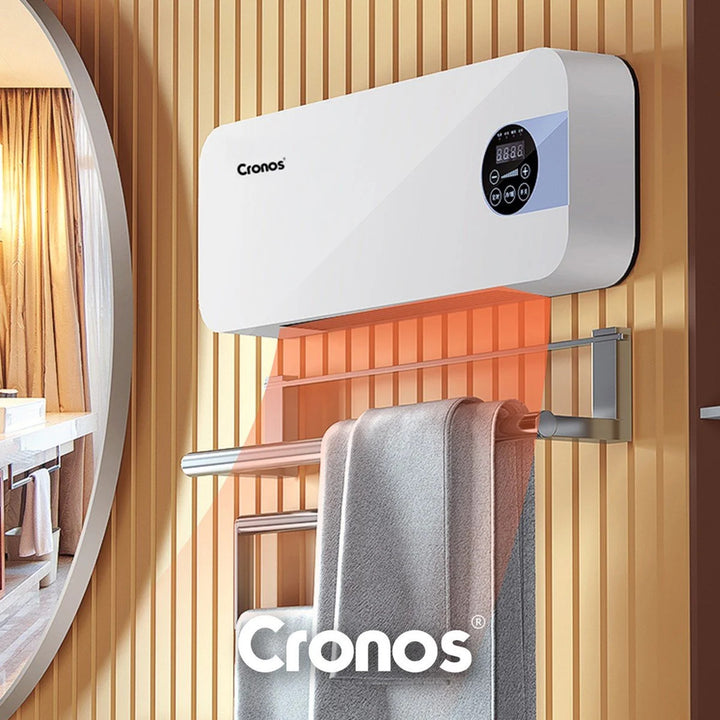 Rideau d'air à ventilateur Cronos, 1500W, faible consommation d'énergie, grand angle de soufflage, télécommande, HFH-201