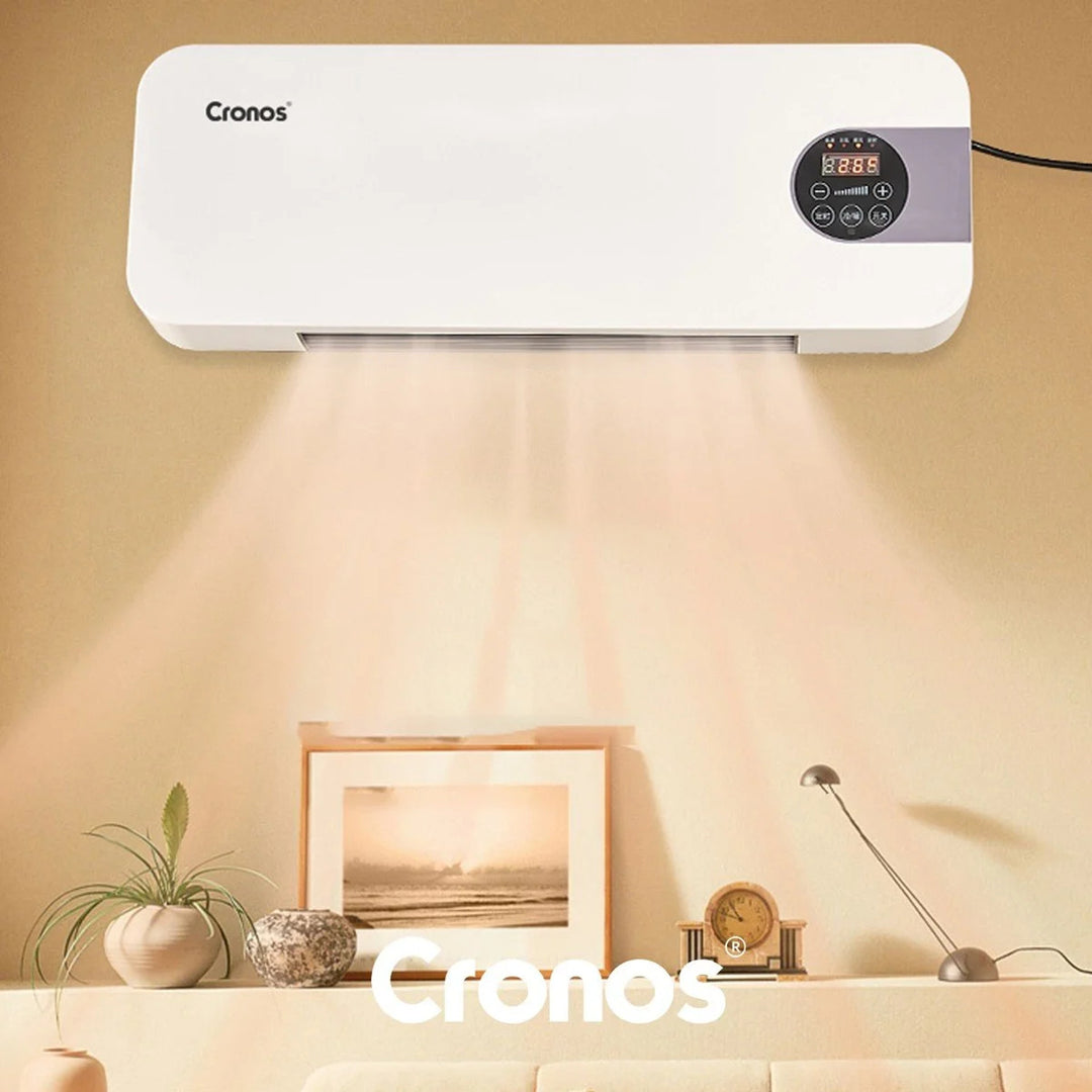 Rideau d'air à ventilateur Cronos, 1500W, faible consommation d'énergie, grand angle de soufflage, télécommande, HFH-201