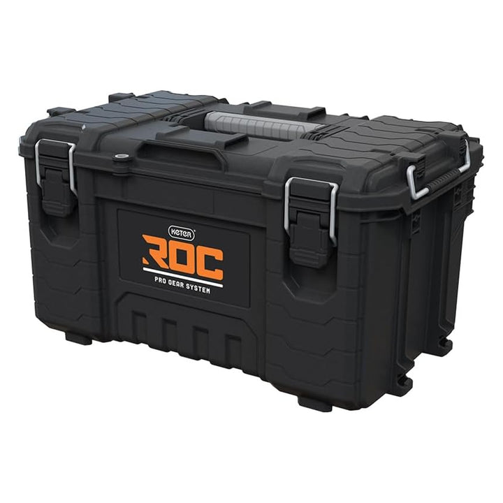 Boîte à outils Keter ROC Pro Gear 2.0, capacité de charge de 54 kg, équipée de poignées Pro Mount, organiseur inclus, possibilité de fixation murale, 256984