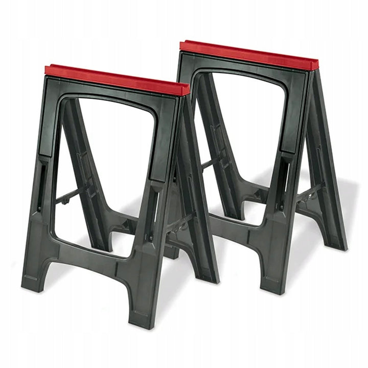 Tréteaux d'atelier Keter, 2 pièces, charge maximale 340 kg, noir, 220253