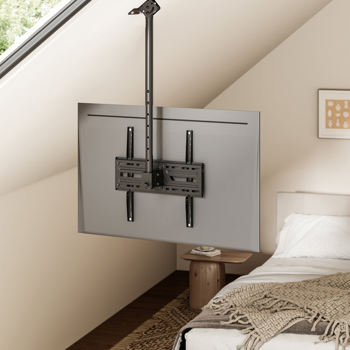 Support / fixation au plafond pour téléviseur Maclean, charge maximale 50 kg, 37-86", VESA max. 600x400, MC-173