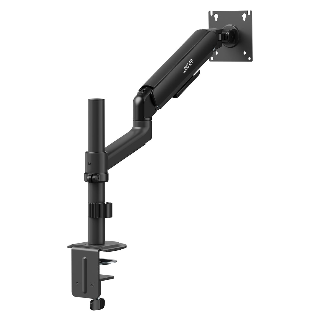 Support / fixation pour écran Ergo Office, vérin à gaz, 17"-32", 1-10 kg, noir mat, VESA max. 100x100, ER-691 B