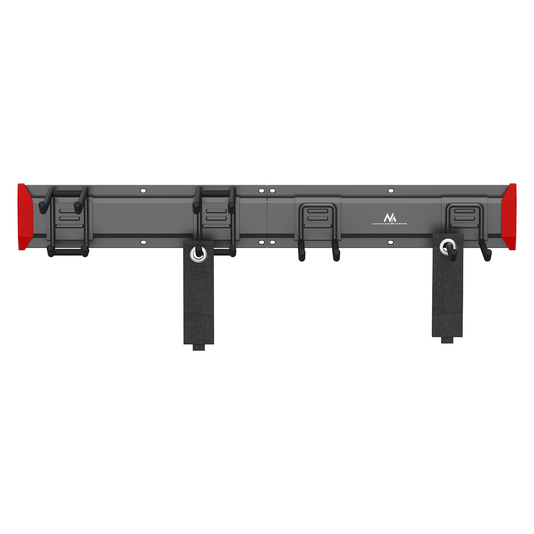 Organiseur mural pour outils Maclean, en acier, charge maximale 136 kg, largeur 816 mm, MC-178