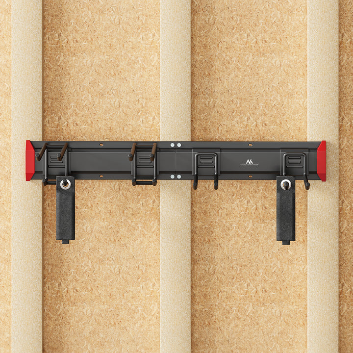 Organiseur mural pour outils Maclean, en acier, charge maximale 136 kg, largeur 816 mm, MC-178