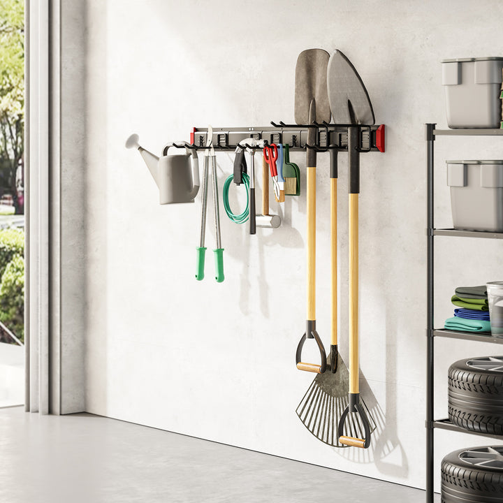 Organiseur mural pour outils Maclean, en acier, charge maximale de 228 kg, largeur 1 222 mm, MC-179