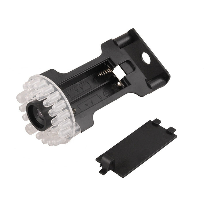 Caméra factice IR9000 B IR LED black flashing light, 2 pièces