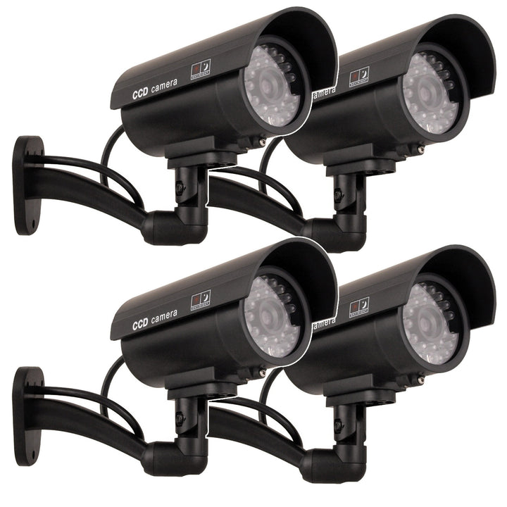 Caméra factice IR9000 B IR LED black flashing light, 4 pièces
