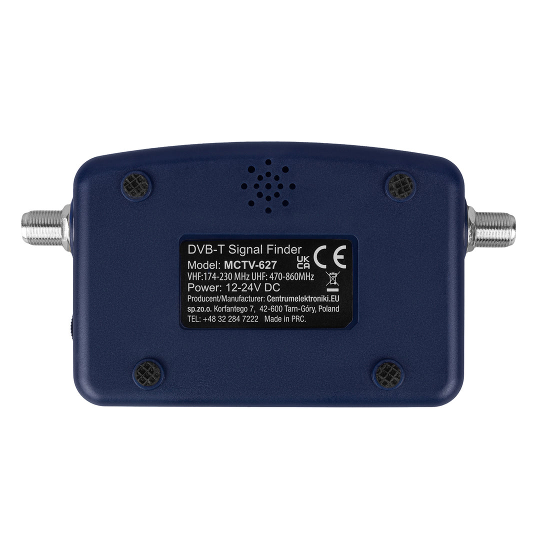 Compteur TV DVB-T Maclean, étui, câble 25 cm F-F, MCTV-627 + 10x AA Varta Industrial batteries